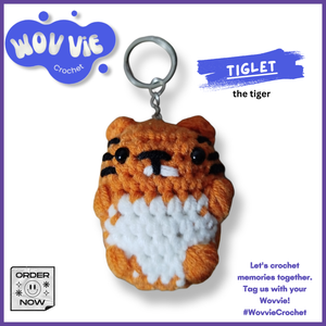 Wovvie Keychain - Tiglet the tiger